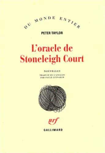 Couverture : L'Oracle de Stoneleigh Court