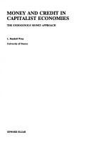 Couverture : Money and credit in capitalist economies