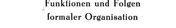 Couverture : Funktionen und Folgen formaler Organisation (3. Aufl.) von Niklas Luhmann