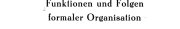 Couverture : Funktionen und Folgen formaler Organisation (3. Aufl.) von Niklas Luhmann