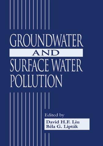 Couverture : Groundwater and Surface Water Pollution