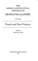 Couverture : The moral and political writings of Mahatma Gandhi