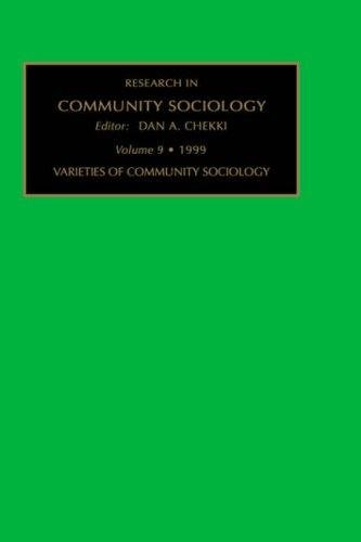 Couverture : Research in Community Sociology, Volume 9 (Research in Community Sociology)