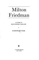 Couverture : Milton Friedman