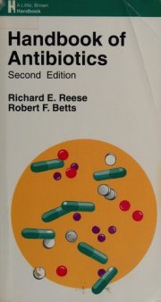 Couverture : Handbook of antibiotics