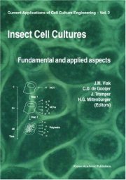 Couverture : Insect Cell Cultures: