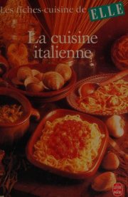 Couverture : La Cuisine italienne