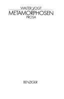Couverture : Metamorphosen