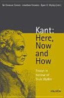 Couverture : Kant, here, now, and how