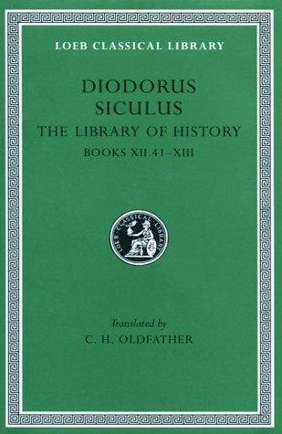Couverture : Diodorus of Sicily