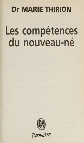 Couverture : Les Compétences du nouveau-né