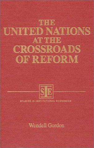 Couverture : The United Nations at the crossroads of reform