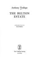 Couverture : Belton Estate