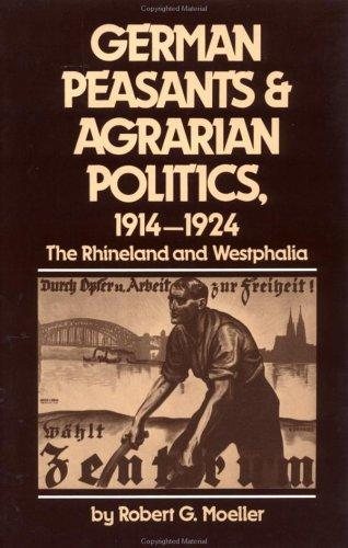 Couverture : German peasants and agrarian politics, 1914-1924