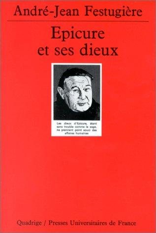 Couverture : Epicure et ses dieux