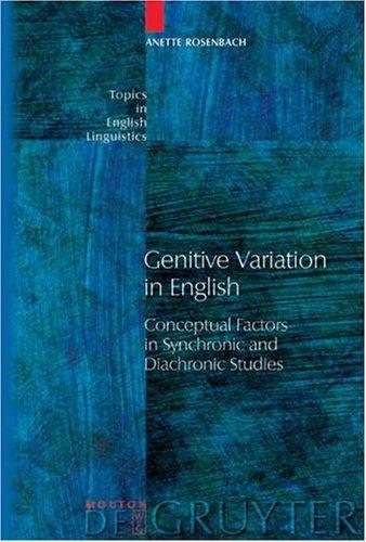 Couverture : Genitive variation in English