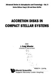 Couverture : Accretion disks in compact stellar systems