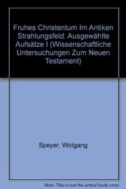 Couverture : Frühes Christentum im antiken Strahlungsfeld