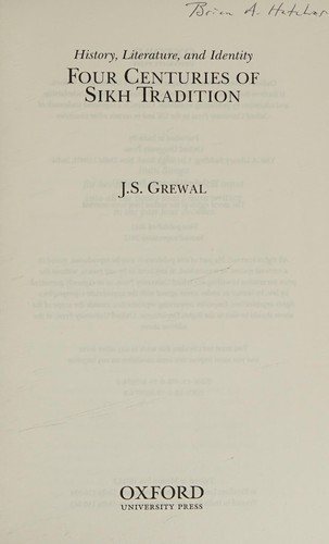 Couverture : History, literature, and identity
