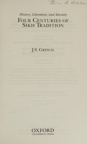 Couverture : History, literature, and identity