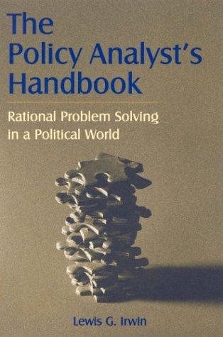 Couverture : The Policy Analyst's Handbook