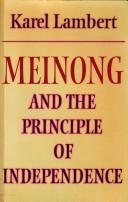 Couverture : Meinong and the principle of independence
