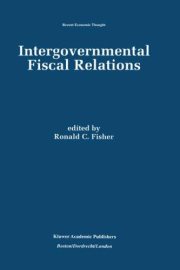 Couverture : Intergovernmental fiscal relations