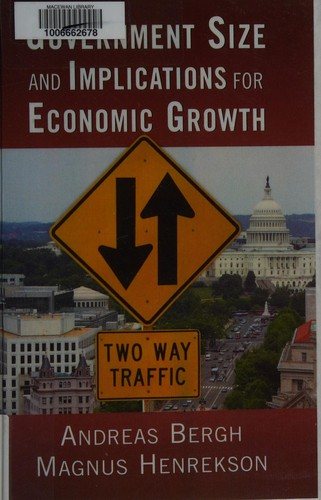 Couverture : Government size, economic freedom, and growth