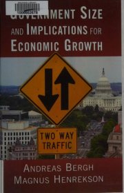 Couverture : Government size, economic freedom, and growth