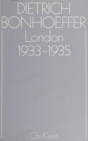 Couverture : London, 1933-1935