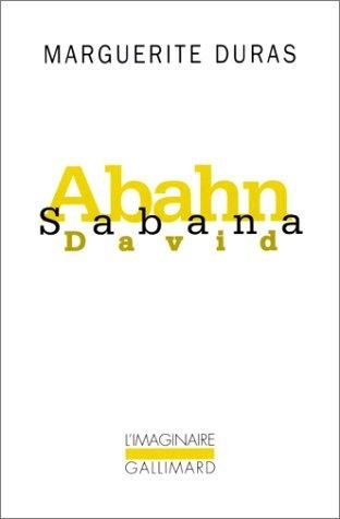 Couverture : Abahn sabana david