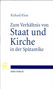 Couverture : Zum Verhältnis Von Staat und Kirche in der Spätantike