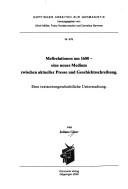 Couverture : Messrelationen um 1600