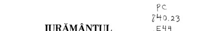 Couverture : Jurământul de sărăcie, castitate și supunere