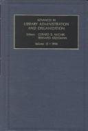 Couverture : Advances in Library Administration and Organization