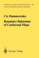Couverture : Boundary behaviour of conformal maps