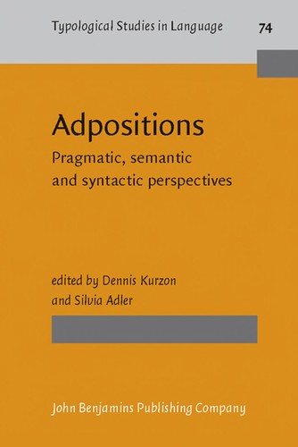 Couverture : Adpositions