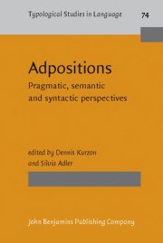 Couverture : Adpositions
