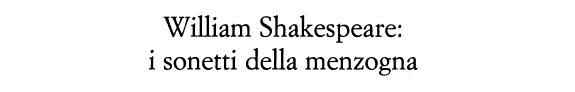 Couverture : William Shakespeare