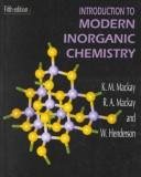 Couverture : Introduction to modern inorganic chemistry
