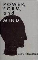 Couverture : Power, form, and mind