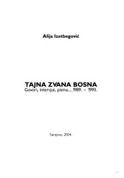 Couverture : Tajna zvana Bosna