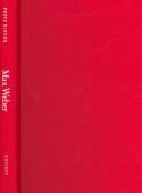 Couverture : Max Weber