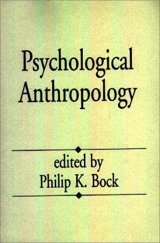 Couverture : Handbook of Psychological Anthropology