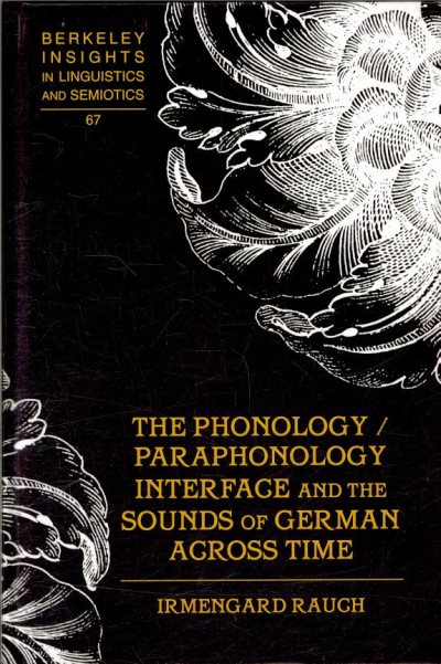 Couverture : The phonology/paraphonology interface and the sounds of German across time
