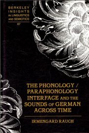 Couverture : The phonology/paraphonology interface and the sounds of German across time