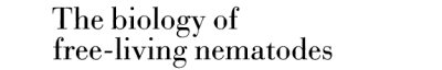 Couverture : The biology of free-living nematodes