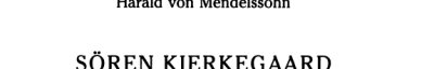 Couverture : Sören Kierkegaard, ein Genie in einer Kleinstadt