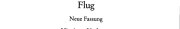 Couverture : Flug