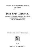 Couverture : Der Spinozismus